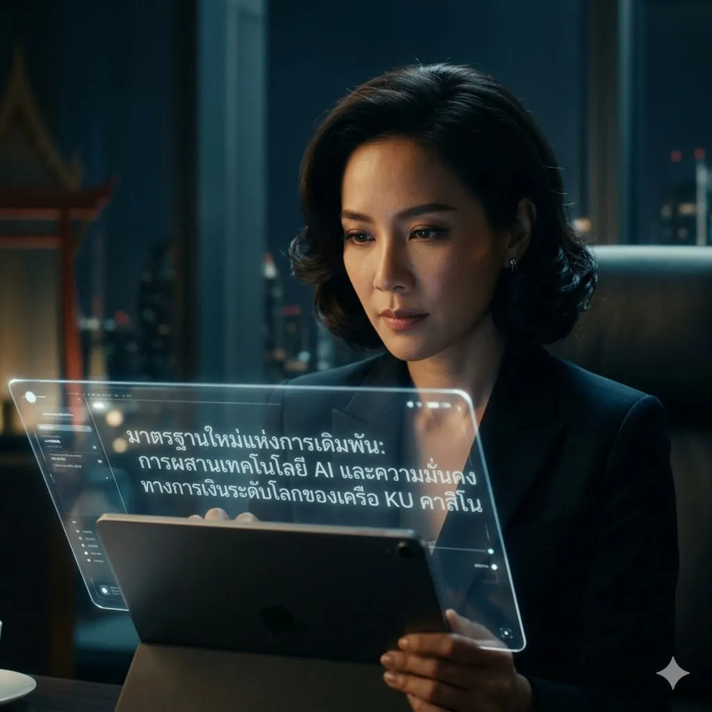 มาตรฐานใหม่แห่งการเดิมพัน: การผสานเทคโนโลยี AI และความมั่นคงทางการเงินระดับโลกของเครือ KU คาสิโน