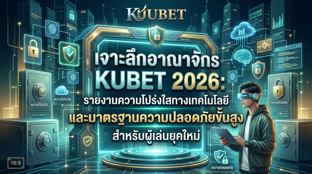 เจาะลึกอาณาจักร KUBET 2026: รายงานความโปร่งใสทางเทคโนโลยีและมาตรฐานความปลอดภัยขั้นสูงสำหรับผู้เล่นยุคใหม่